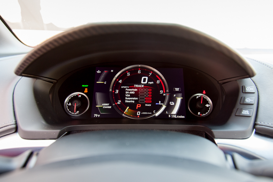 2017 Acura NSX-speedometer