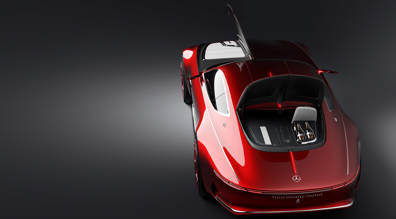 With its sensual, emotional design (“hot”) and intelligent details (“cool”), the Vision Mercedes-Maybach 6 represents the ultimate in luxury. 