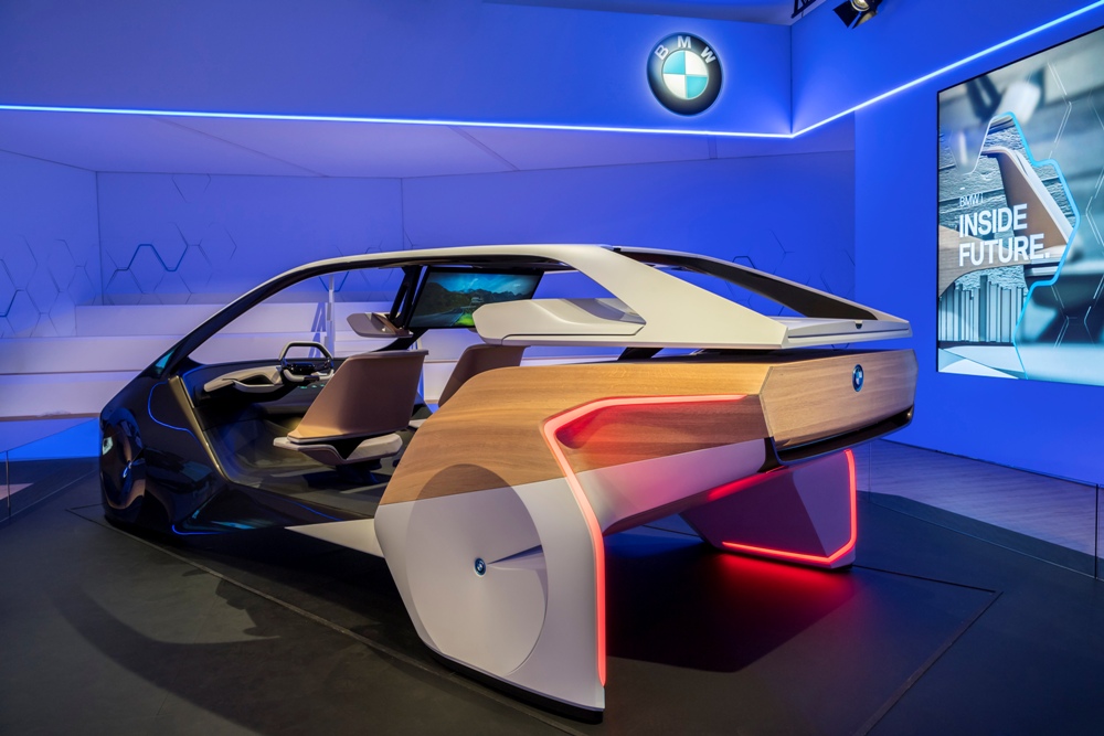 BMW at the Consumer Electronics Show CES -rear shot BMW at the Consumer Electronics Show CES -rear shot