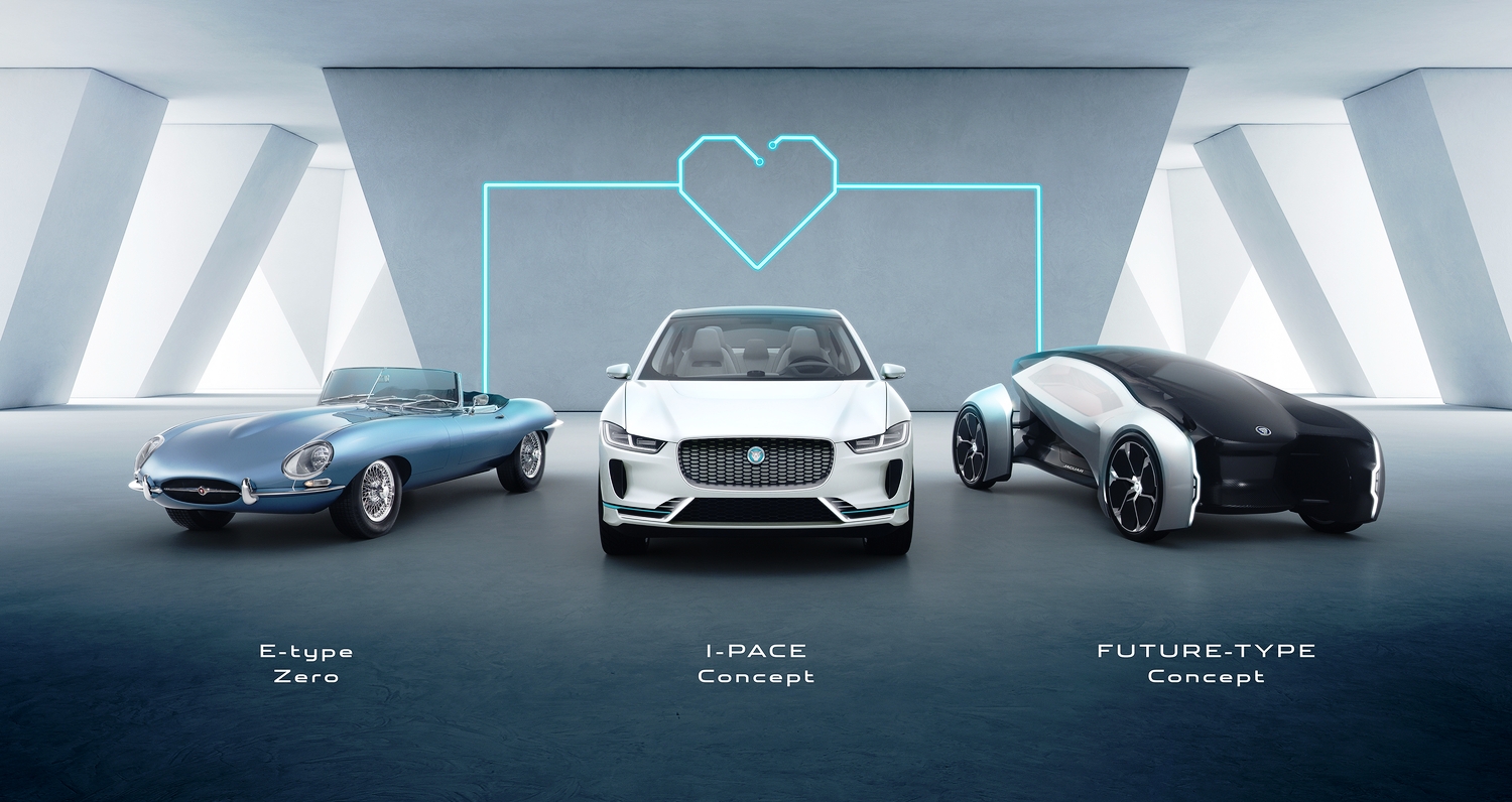Jaguar's past, Present and Future Models Will Be Electrified