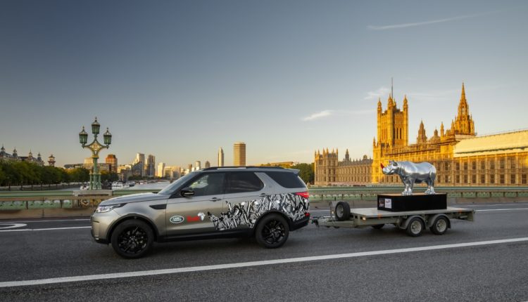 Land Rover Creates a Unique Rhino Design in Trafalgar Square