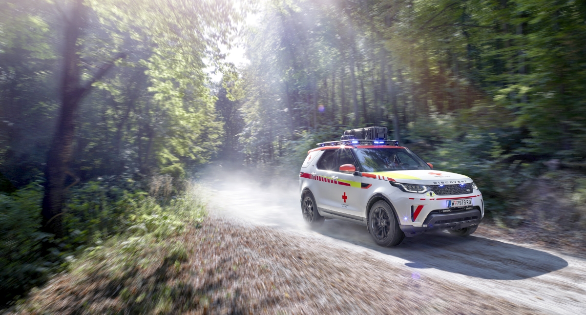 Lifesaving Land Rover Discovery Equipped with Its Own Drone Joins Red Cross