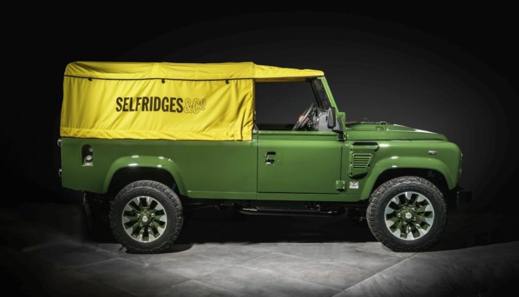 New Designer Street Room at Oxford Street Store to Showcase the Selfridges Edition Land Rover Defender Works V8
