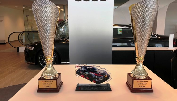 Audi Abu Dhabi win Aftersales Team of the Year and Audi Twin Cup