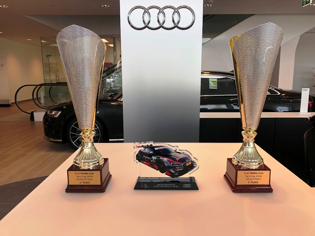 Audi Abu Dhabi win Aftersales Team of the Year and Audi Twin Cup