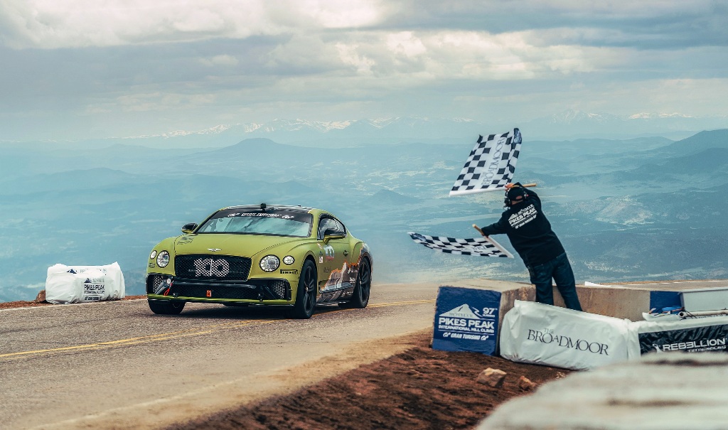 Continental GT Set Outright Production Car Record at Pikes Peak International Hill Climb