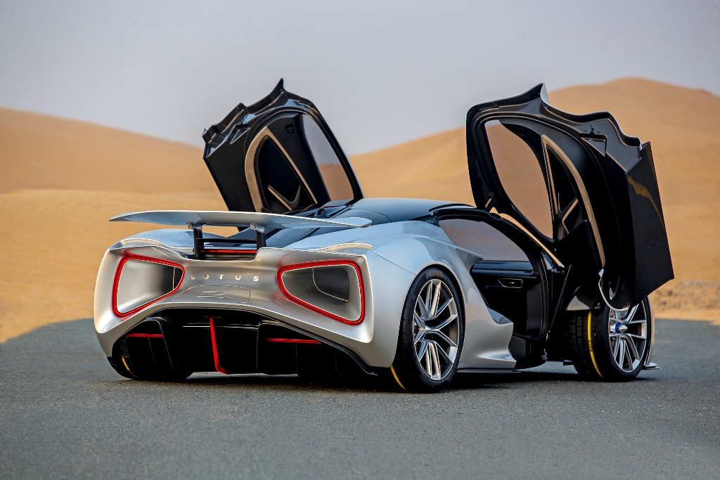 The All-New Lotus Evija Hypercar Made Its Middle East Debut