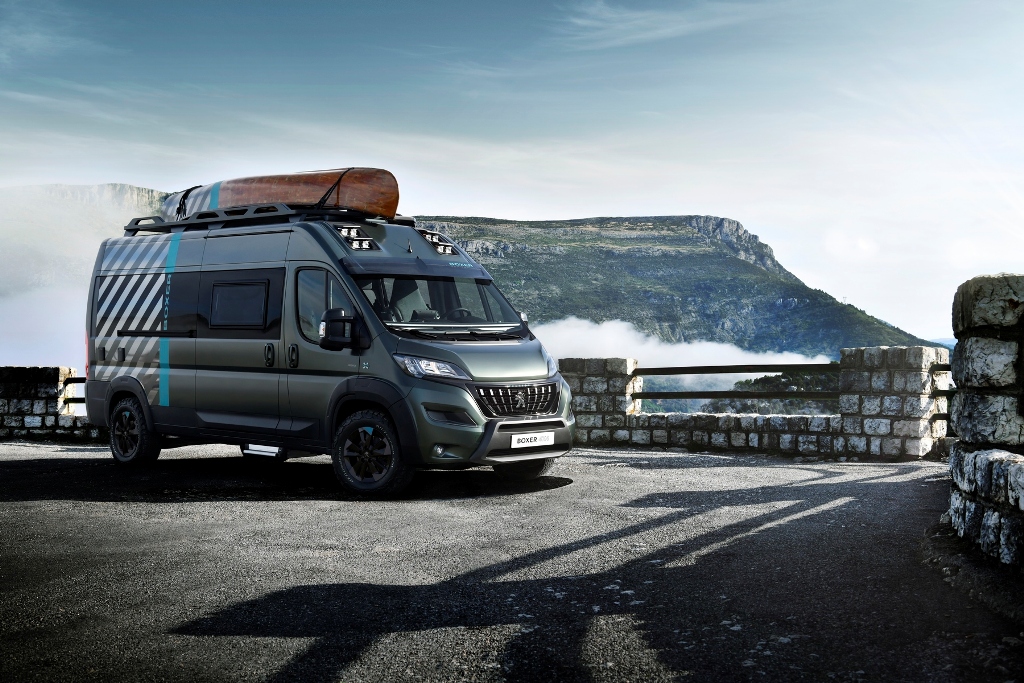 Peugeot Reveals the Ultimate Recreational Concept Car Based on the Popular Boxer LCV