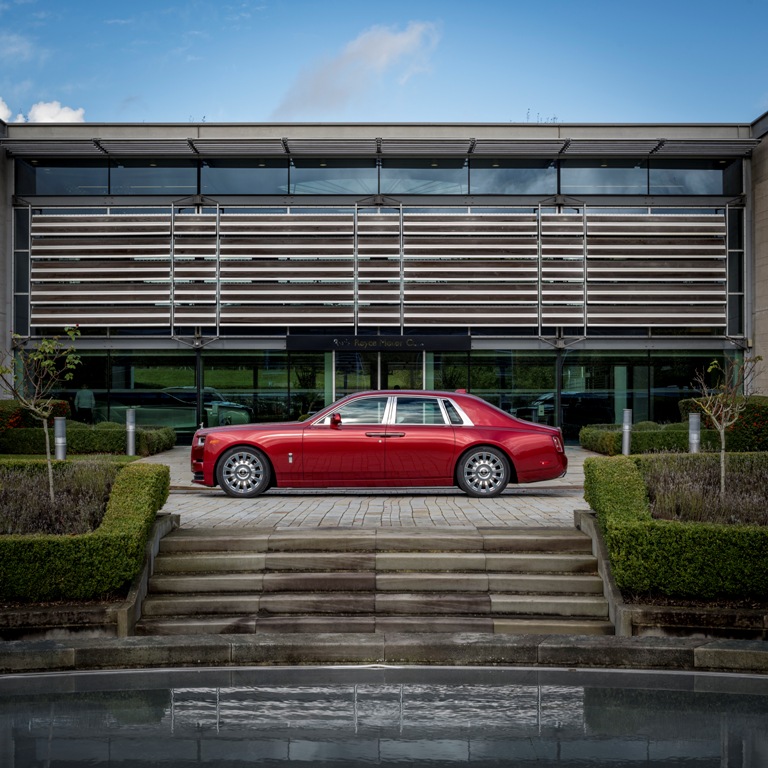 The House of Rolls-Royce Marks 115 Years of Luxury with Spectacular Red Phantom Commission to Benefit the Global Aids Charity