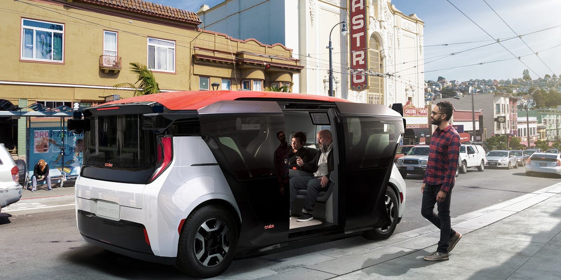 GM's Cruise Reveals Its Driverless Vehicle