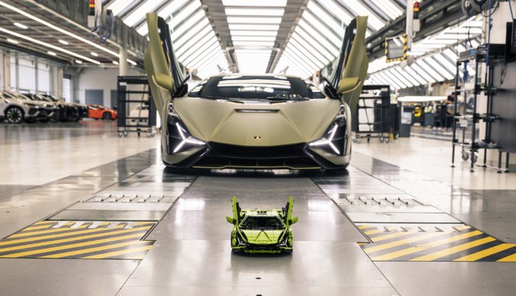 Automobili Lamborghini and the Lego Group Recreate the Lamborghini Sián FKP 37