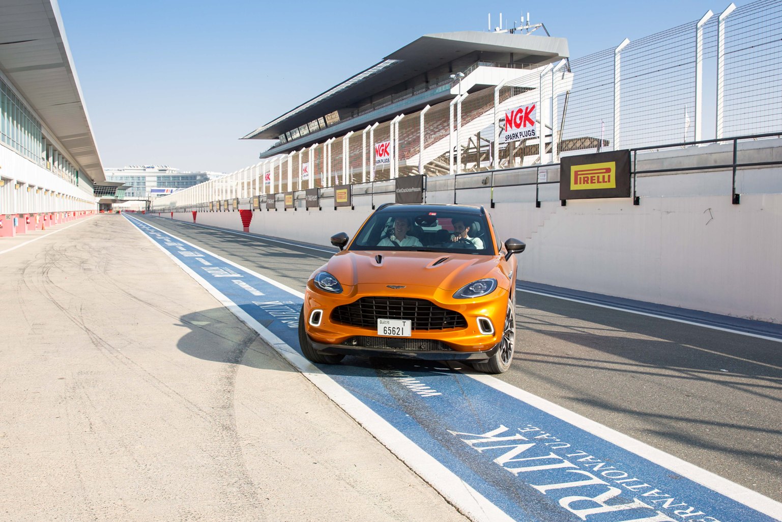 DBX Makes Middle East Track Debut and President of the Emirates Motorsports Organization Is the First to Test Its Performance on the Track