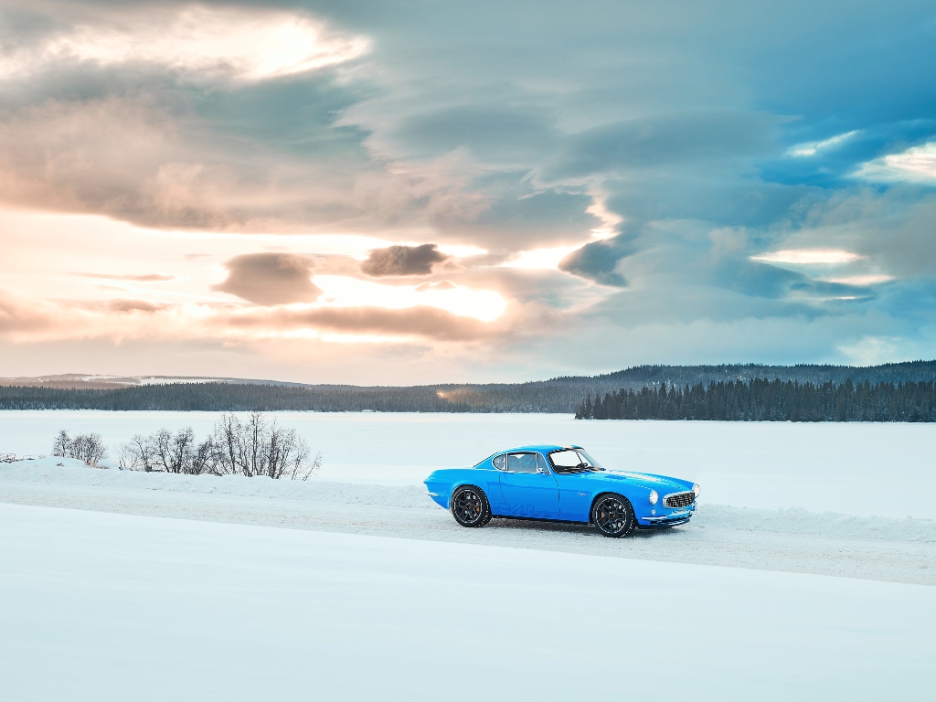 Back to Basics With the Volvo P1800 Cyan in Northern Sweden