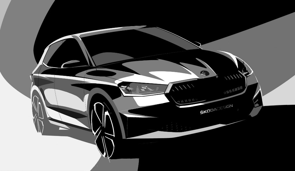 New ŠKODA Fabia Teased In Official Design Sketches