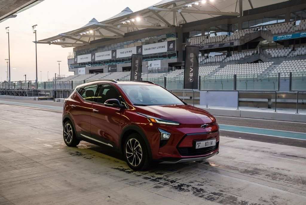 The All-New Chevrolet Bolt EUV Hit the Track at Yas Circuit