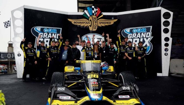 Honda Scores 1-2 Finish in Wet & Wild Indy Road Race