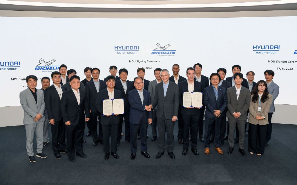 Hyundai Motor Group and Michelin Sign New MoU To Collaborate on R&D