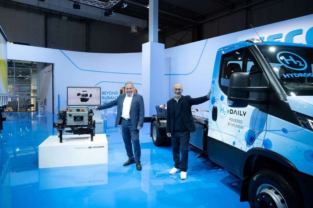 Hyundai and Iveco Present the First Fuel Cell Large Van at IAA in Hannover