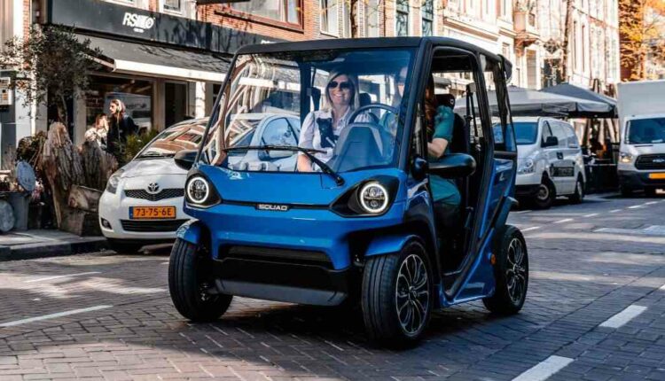 Squad Solar City Car Makes Its USA Debut at CES