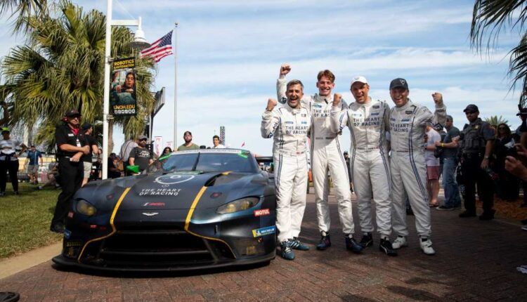 Aston Martin Records Historic First Victory With One-Two Finish in the Rolex 24 at Daytona