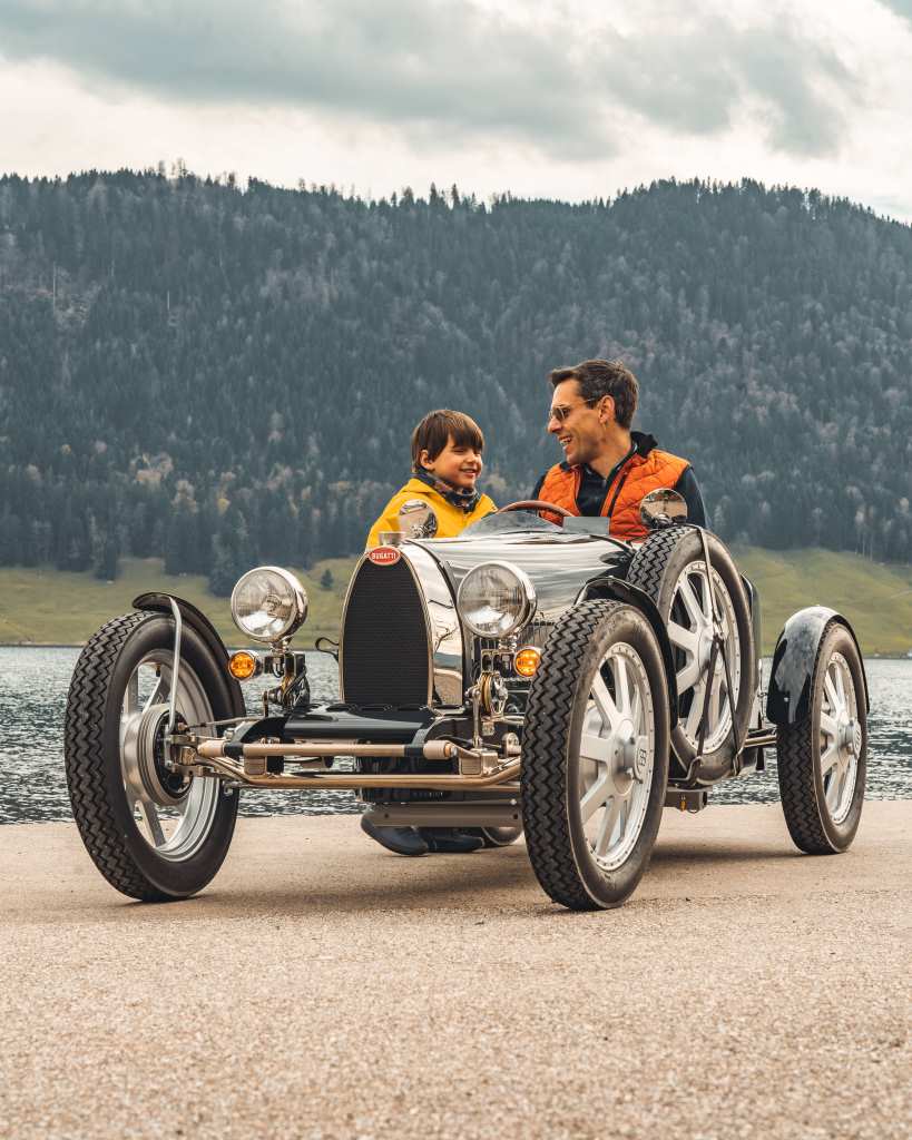 The Father and Son Creating Memories in Their Unique Bugatti Baby II