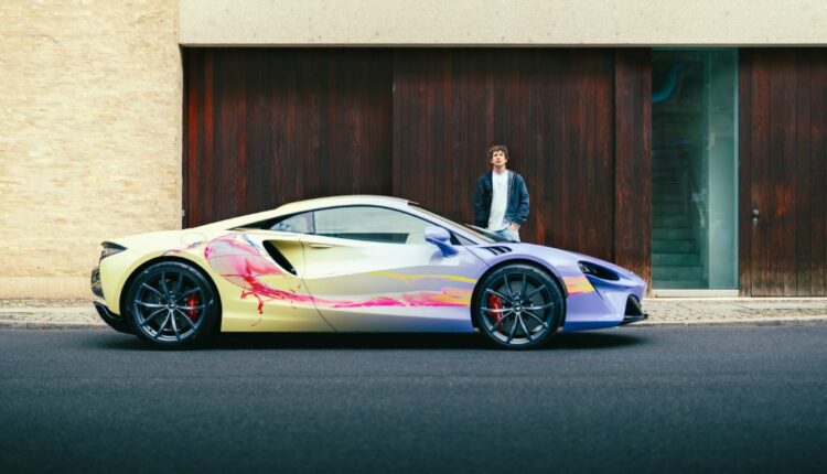 McLaren Collaborates With Emerging German Artist Cevin Parker Transforming the McLaren Artura Into a Work of Art