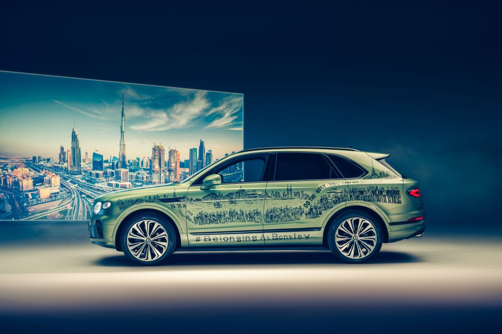 Bentley Unveils the ‘Belonging Bentayga’ Painted by Stephen Wiltshire Celebrating Inclusion