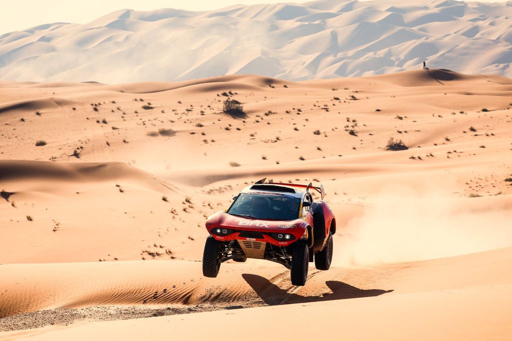 Loeb Enjoys Dakar Rest Day with Sainz in His Sights
