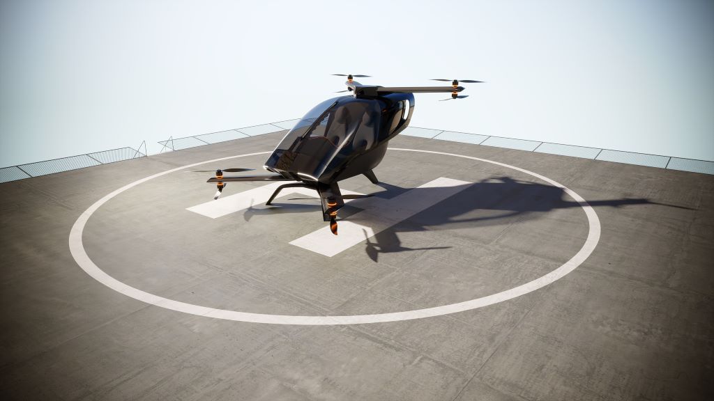 Sydron, Poland's First Developed eVTOL Aerotaxi, Makes Its Debut at CES 2024