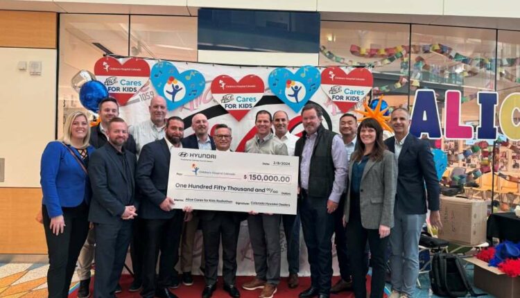Hyundai Colorado Dealers Donate $150,000 to Children's Hospital Colorado