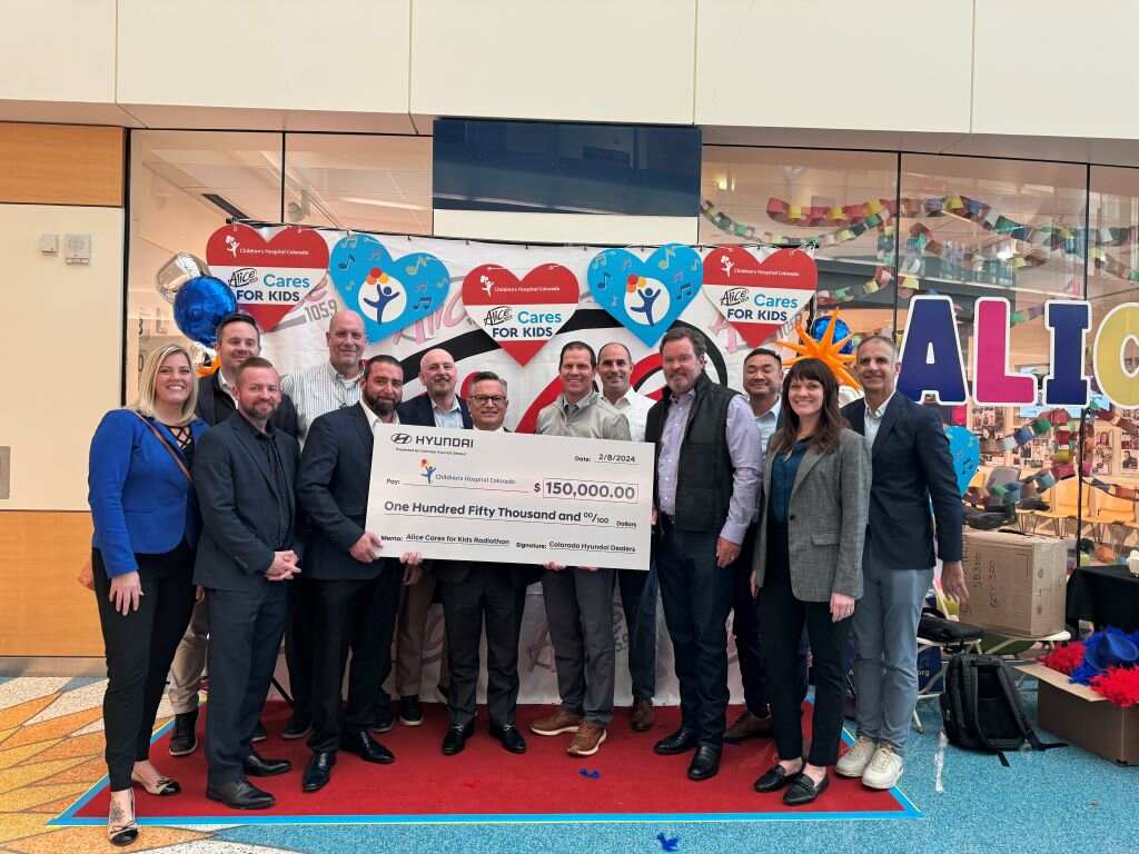Hyundai Colorado Dealers Donate $150,000 to Children's Hospital Colorado
