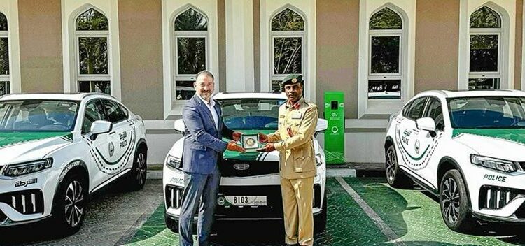 Dubai Police Adds Geely Tugella to Their Fleet of Traffic Patrol Vehicles