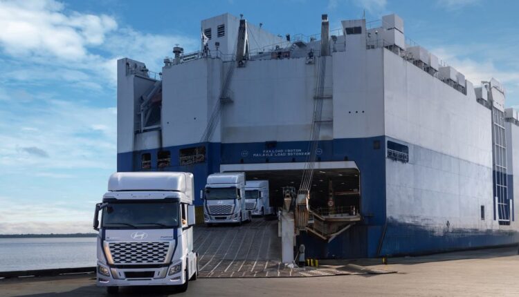 Hyundai Motor Group Deploys XCIENT Hydrogen Fuel Cell Trucks for HMGMA Clean Logistics
