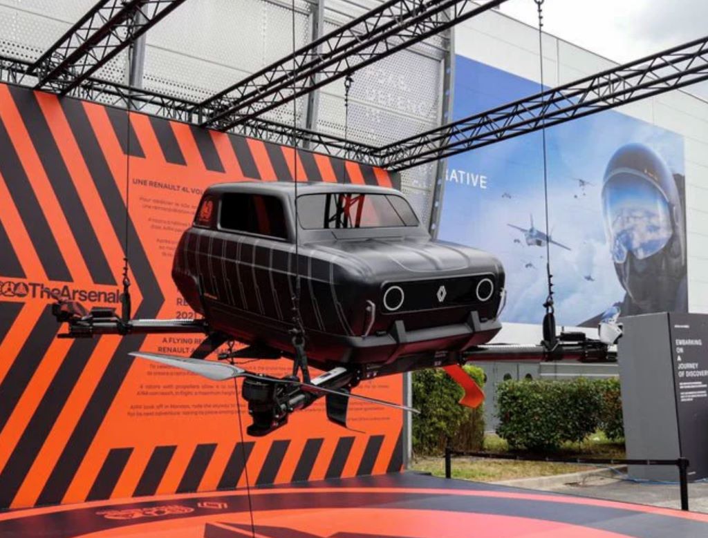 Discover the Renault AIR4: The Future of Flying Cars at TheArsenale