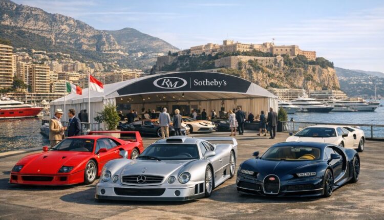 RM Sotheby’s Announces 2026 Monaco Auction Featuring Rare Supercars
